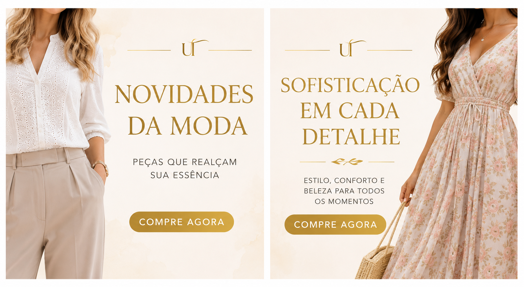 Banner dourado